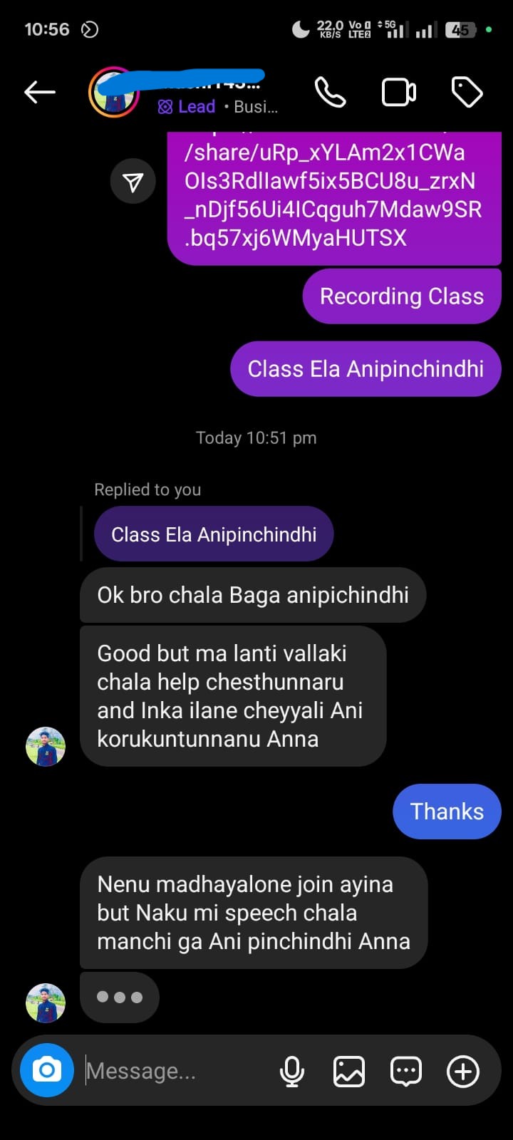 Student review